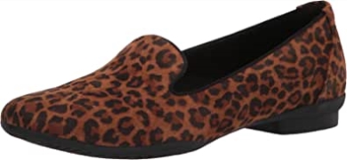 Clarks Sara Poppy Loafer Für Damen Mit Leopardenmuster