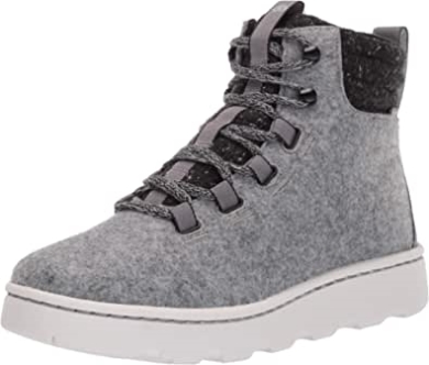 Clarks Step Explorhi Stiefeletten Damen Grauer Filz