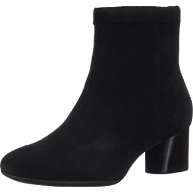 Clarks Un Cosmo Up Stiefel Für Damen Aus Schwarzem Wildleder