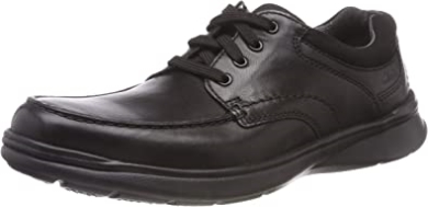 Cotrell Edge Lässige Schnürschuhe Aus Leder Für Herren Clarks Schwarz