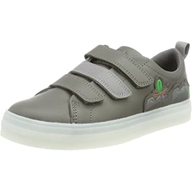 Flare Bug K Sneaker Aus Dunkelgrauem Leder Für Jungen Clarks