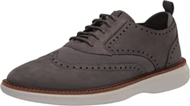 Dunkelgrauer Nubuk Clarks Brantoxford Für Herren