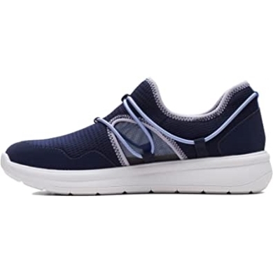 Dark Navy Combi Clarks Ezera Skip Sneaker Für Damen