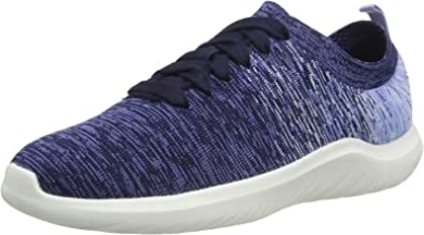 Dunkelblauer Kombi-damensneaker Nova Glint Clarks