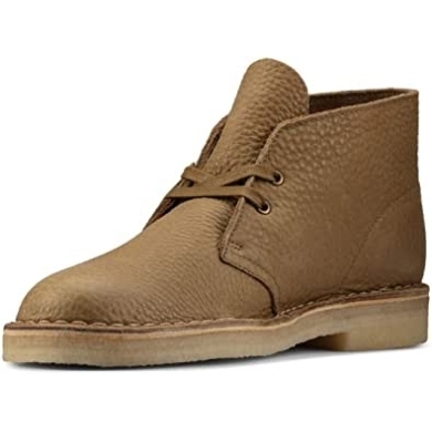Dunkeloliv Leder Clarks Wüstenstiefel Dunkeloliv Leder