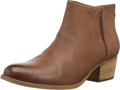 Dunkelbraune Clarks Maypearl Ramie Ankle Bootie Für Damen