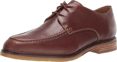 Dunkelbraunes Leder Clarks Clarkdale Schürze Oxford Für Herren