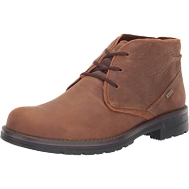 Dunkelbrauner Leder-clarks-morris-peak-wasserdichter Chukka-stiefel Für Herren