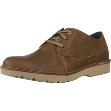 Vargo Plaoxford Von Clarks Aus Dunkelbraunem Leder Für Herren