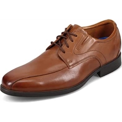 Dunkelbraunes Leder Von Clarks Whiddon Pace Oxford Für Herren