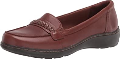 Cora Viola Loafer Aus Dunkelbraunem Leder Von Clarks Für Damen