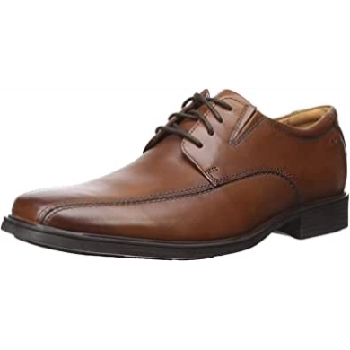 Tilden Walk Oxford Clarks Aus Dunkelbraunem Leder Für Herren
