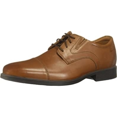 Herren-whiddon-mütze Aus Dunkelbraunem Leder Oxford Clarks