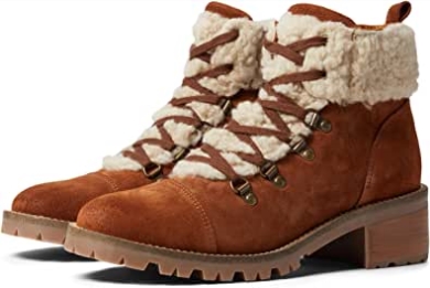 Dunkelbraunes Wildleder Clarks Roseleigh Sky
