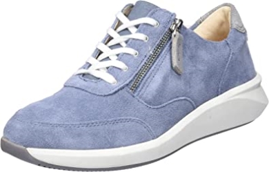 Denimblauer Sde Clarks Damen-sneaker Un Rio Mit Reißverschluss