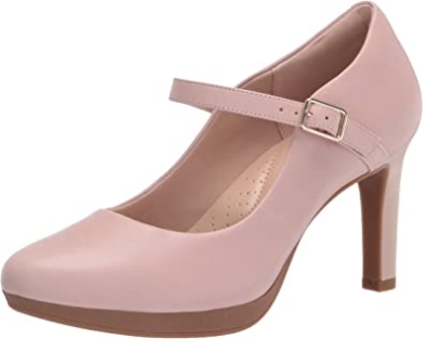 Ambyr Shine Pumps Clarks Aus Staubigem Rosafarbenem Leder Für Damen