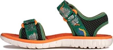 G Breite Grüne Kombi Clarks Surfing Tide Kid Textilsandalen Grüne Kombi