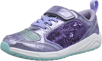 Aeon Flex K Sneaker Clarks Flieder Leder Für Mädchen