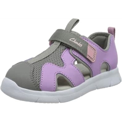 Ath Surf T-sandale Für Mädchen Flieder Synthetik Clarks
