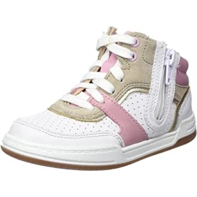 Rehbrauner Peak-t-sneaker Für Mädchen Clarks Rosa Leder