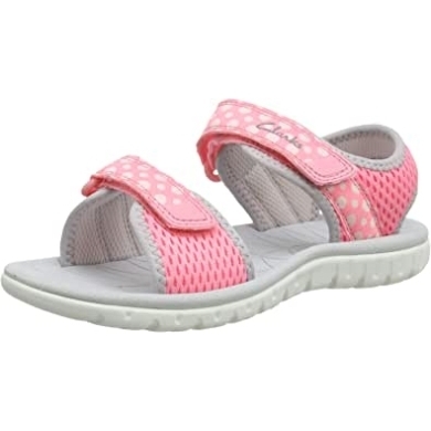 Surfing Tide K Slingback Sandalen Für Mädchen Clarks Pink Pink Combi Pink Combi