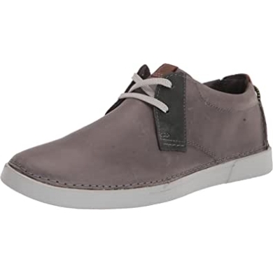 Gereld Low Sneaker Aus Grauem Leder Für Herren Von Clarks