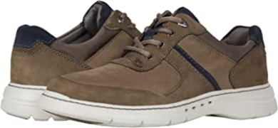 Grau Nubuk Un Brawley Krawatte Clarks