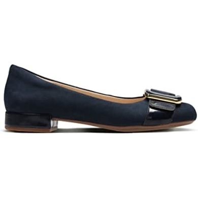 Damenschuhe Mit Niedrigem Absatz Rosabella Faye Clarks Marineblau