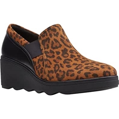 Clarks Mazy Squam Loafer Für Damen Mit Leopardenmuster