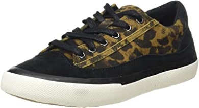 Leopard Wildleder Clarks Aceley Spitzensneaker Für Damen