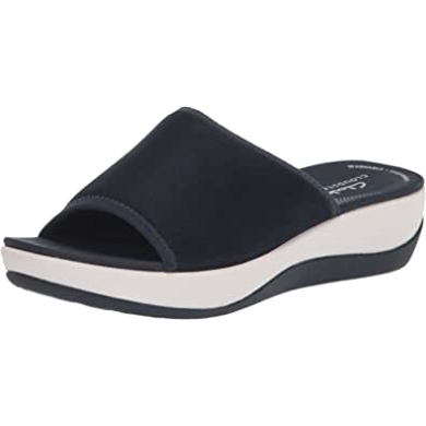 Arla Nora Slide-sandale Für Herren Navy Textil Clarks