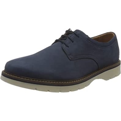 Bayhill Plaoxford Flat Clarks Für Herren Aus Dunkelblauem Nubukleder