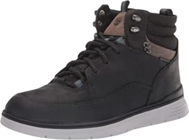 Wasserdichte Braxhiker Herrenstiefelette Aus Schwarzem Leder Clarks