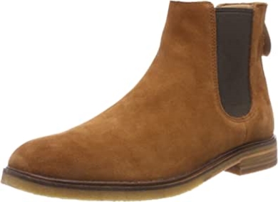 Clarkdale Gobi Chelsea Boots Für Herren Braun Dunkelbraun Wildleder Clarks