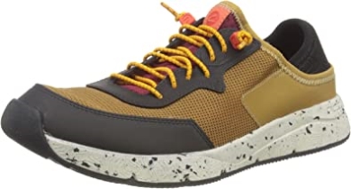 Herren Davis Low Sneaker Clarks Gelb Low Combi