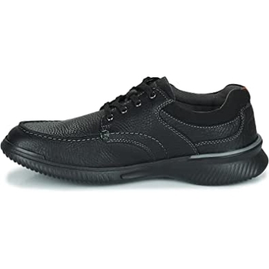 Donaway Edge Oxford Clarks Schwarzes Leder Für Herren