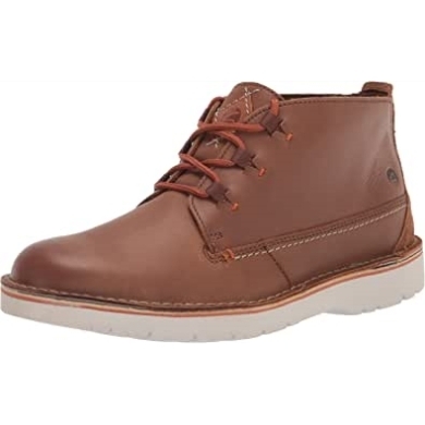 Eastford Mid Chukka-stiefel Für Herren Aus Dunkelbraunem Leder Clarks