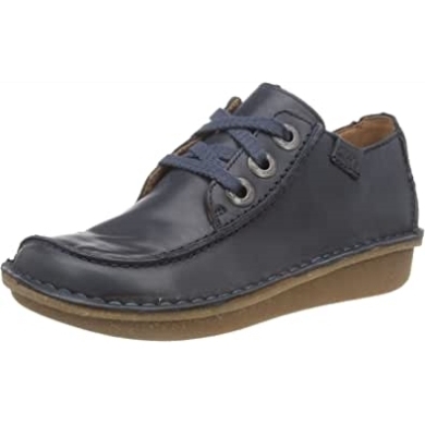 Fun Ny Dream Oxford Clarks Aus Marineblauem Leder Für Herren