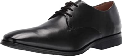 Herren Gilman Walk Oxford Clarks Schwarzes Leder