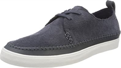 Herren Kessell Craft Derbys Blau Wildleder Clarks
