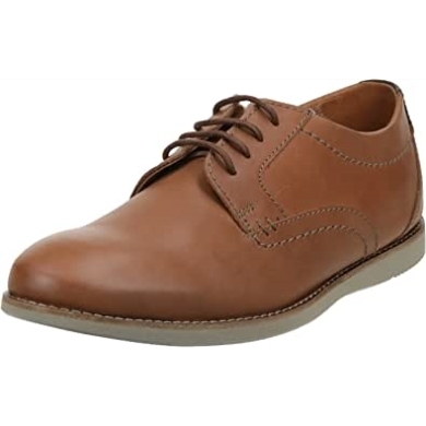 Raharto Pla Derbys Clarks Für Herren Aus Dunkelbraunem Leder