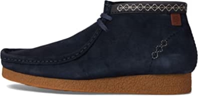 Herren Shacre Boot Ankle Clarks Navy Wildleder