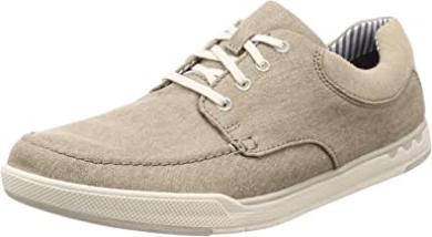 Step Isle Lace Derbys Für Herren Clarks Beige Sand Canvas