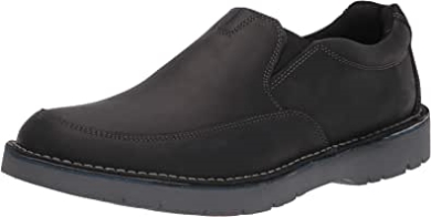 Vargo Step Loafer Herren Schwarz Leder Clarks
