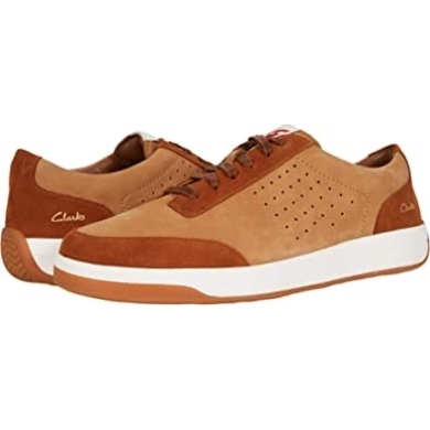 Herren Hero Air Schnürschuhe Tan Combi Clarks