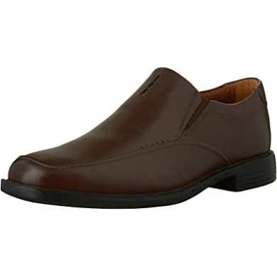 Herren Unbizley Lane Leder Slip-on Kleid Oxfords Clarks Braun