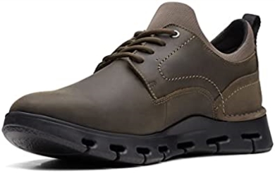 Nature X Two Olive Nubuk Herrenschuhe Clarks