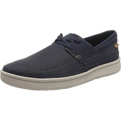 Cantal Step-sneaker Für Herren Aus Marineblauem Canvas Clarks