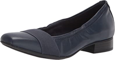 Navy Clarks Tilmont Slip Ballerinas Für Damen