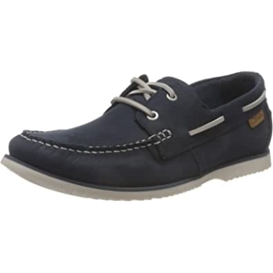 Marineblauer Nubuk-clarks-bootsschuh Mit Noonan-schnürung Für Herren